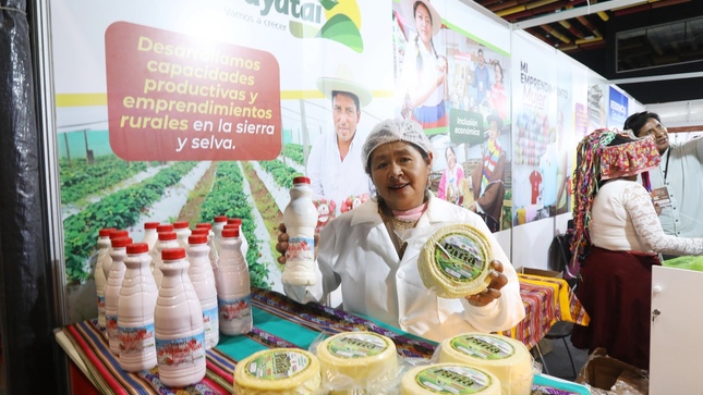 Midis: 18 emprendedores de producción de quesos y otros productos con valor agregado del Foncodes participan en III Salón del Queso Peruano