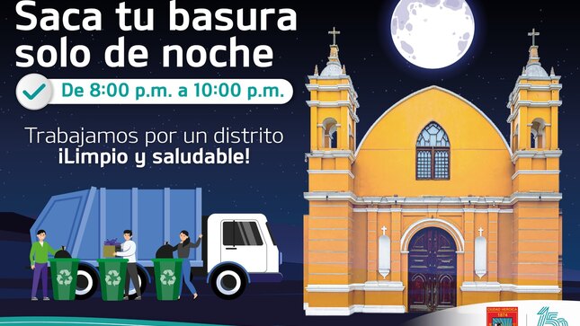 Campaña de Sensibilización de retiro de Residuos Sólidos en el horario correcto