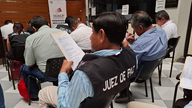 Segunda Jornada de Capacitación de Jueces de Paz.