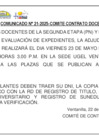Vista preliminar de documento COMUNICADO N° 21-2025- ADJUDICACIÓN DE CONTRATO DOCENTE