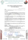 Vista preliminar de documento EXPRESAR a nombre de la UNIQ, el reconocimiento y felicitación institucional, con motivo de Ia conmeración del día del trabajo a: LORENZO PUMA LEIVA