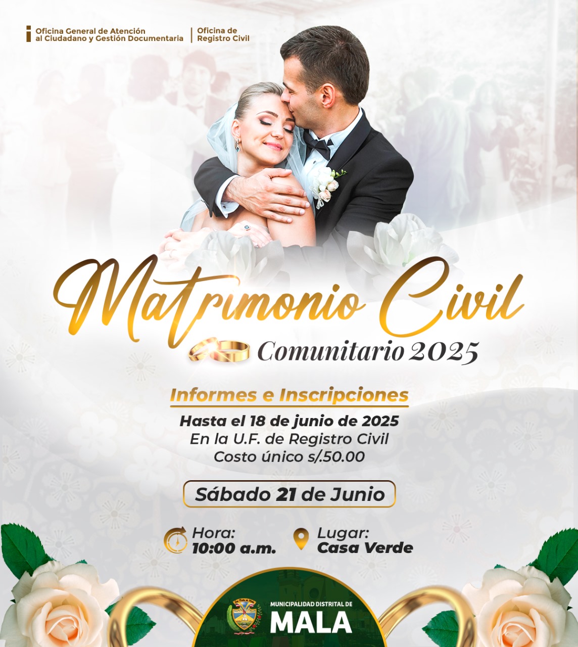 Matrimonio Civil Comunitario 2025
