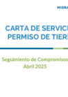 Vista preliminar de documento Seguimiento de Compromisos - Abril 2025