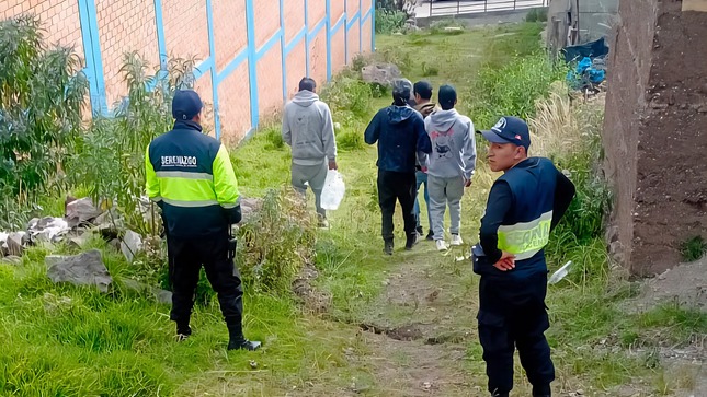 Nota de prensa sobre el trabajo de serenos