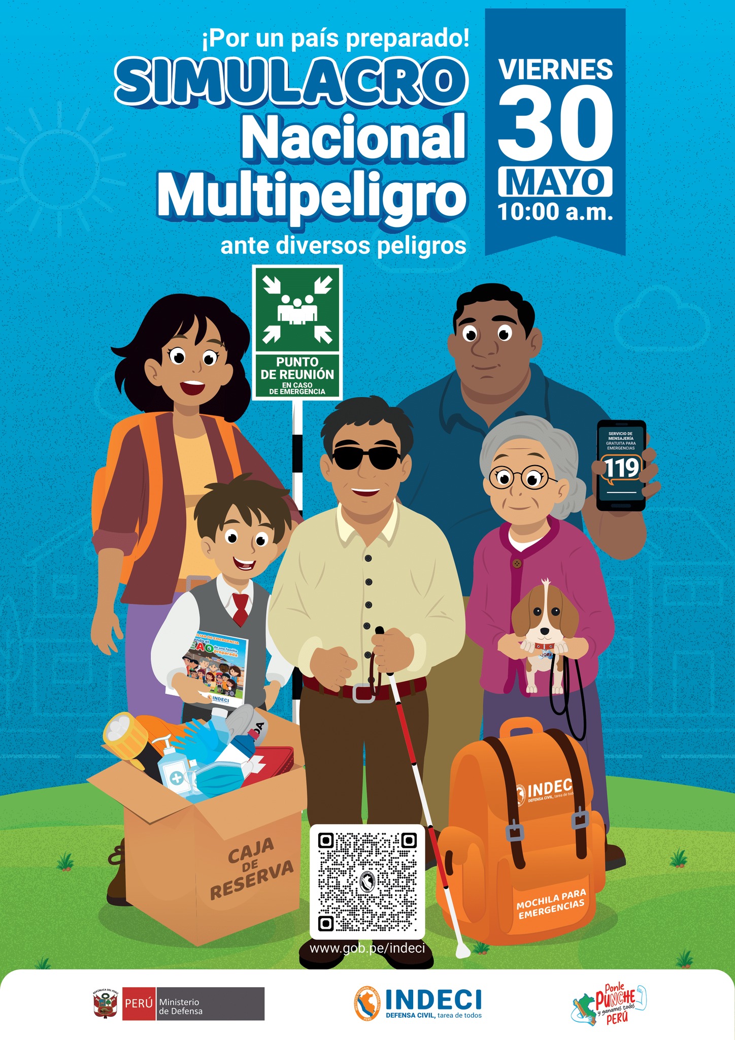 Simulacro Nacional Multipeligro 2025.