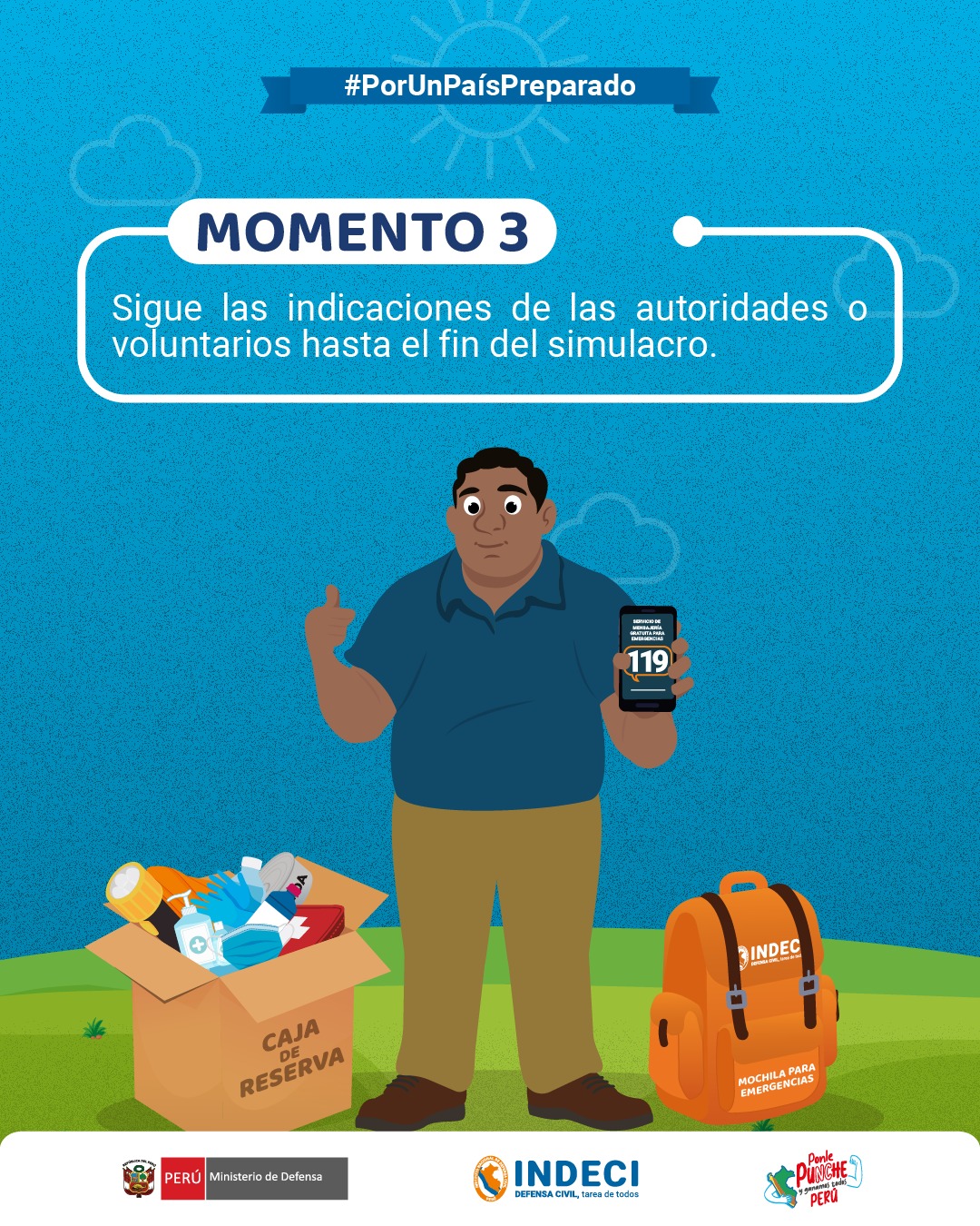 Simulacro Nacional Multipeligro 2025.