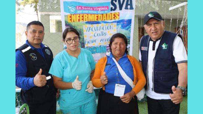 Minsa: Huánuco prioriza vacunación contra fiebre amarilla en provincias de Leoncio Prado y Pachitea