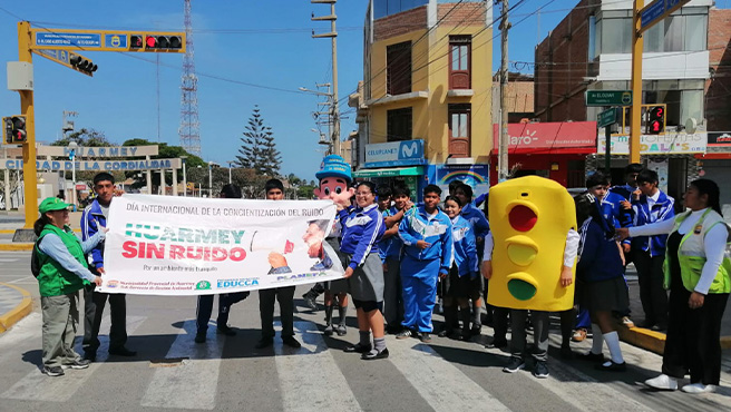 Campaña contra la contaminación sonora en Huarmey