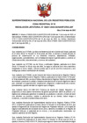 Vista preliminar de documento Resolución Jefatura N.° 251-2025-SUNARP/ZRIX/JEF