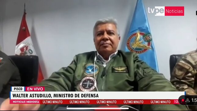 Ministro de Defensa garantiza despliegue de todas las capacidades del sector para búsqueda de piloto de la FAP