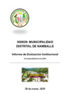 Vista preliminar de documento INFORME DE EVALUACION