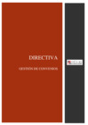 Vista preliminar de documento DIRECTIVA CONVENIOS F  F 