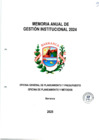 Vista preliminar de documento MEMORIA ANUAL DE GESTION INSTITUCIONAL 2024-2025 TOMO I
