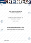 Vista preliminar de documento Guía de Procedimientos GP-045-DRC/SDRERC/001 “Atención de Solicitudes de Registros Civiles”, primera versión