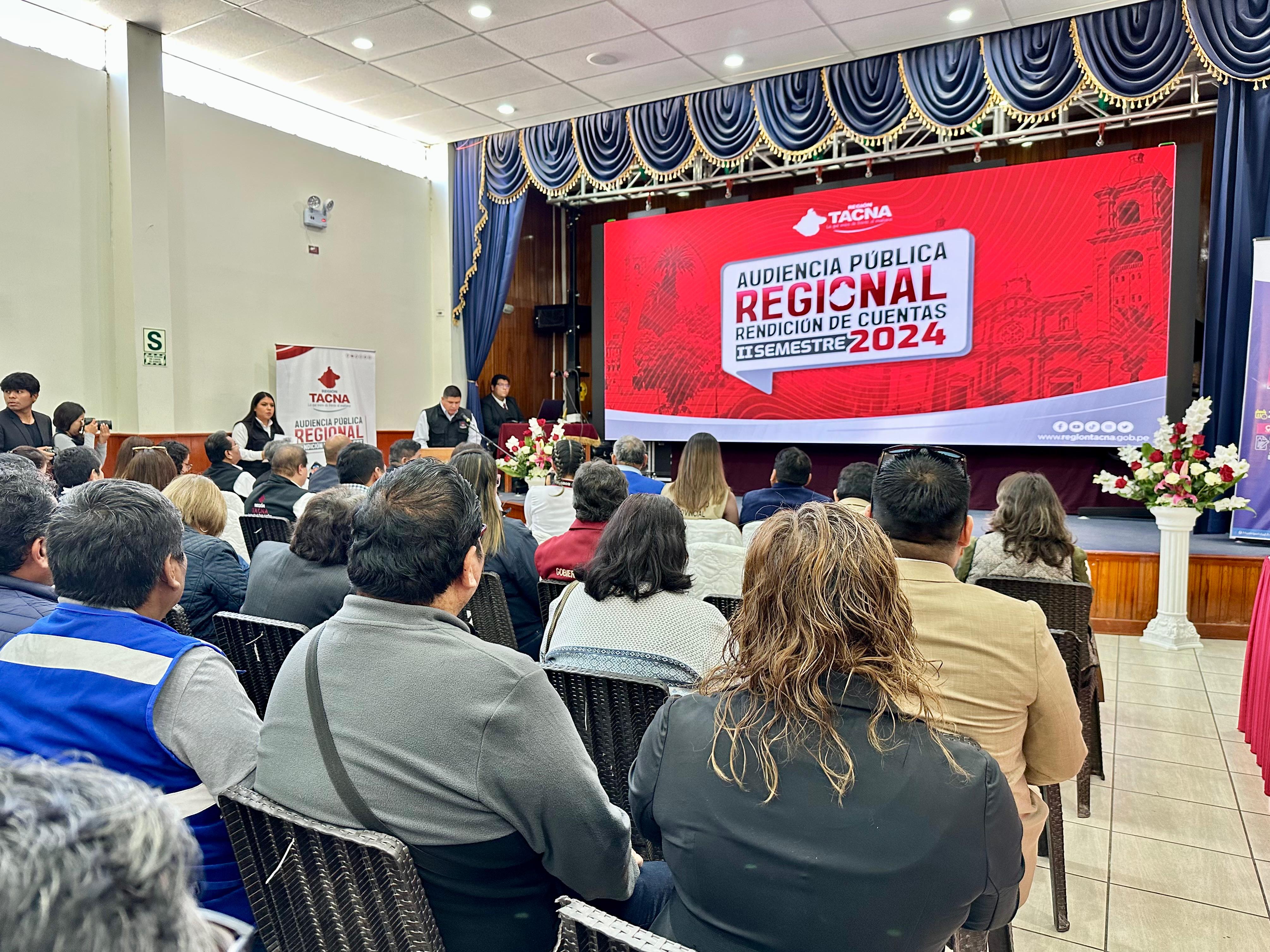 GORE Tacna rinde cuentas a la población en Locumba