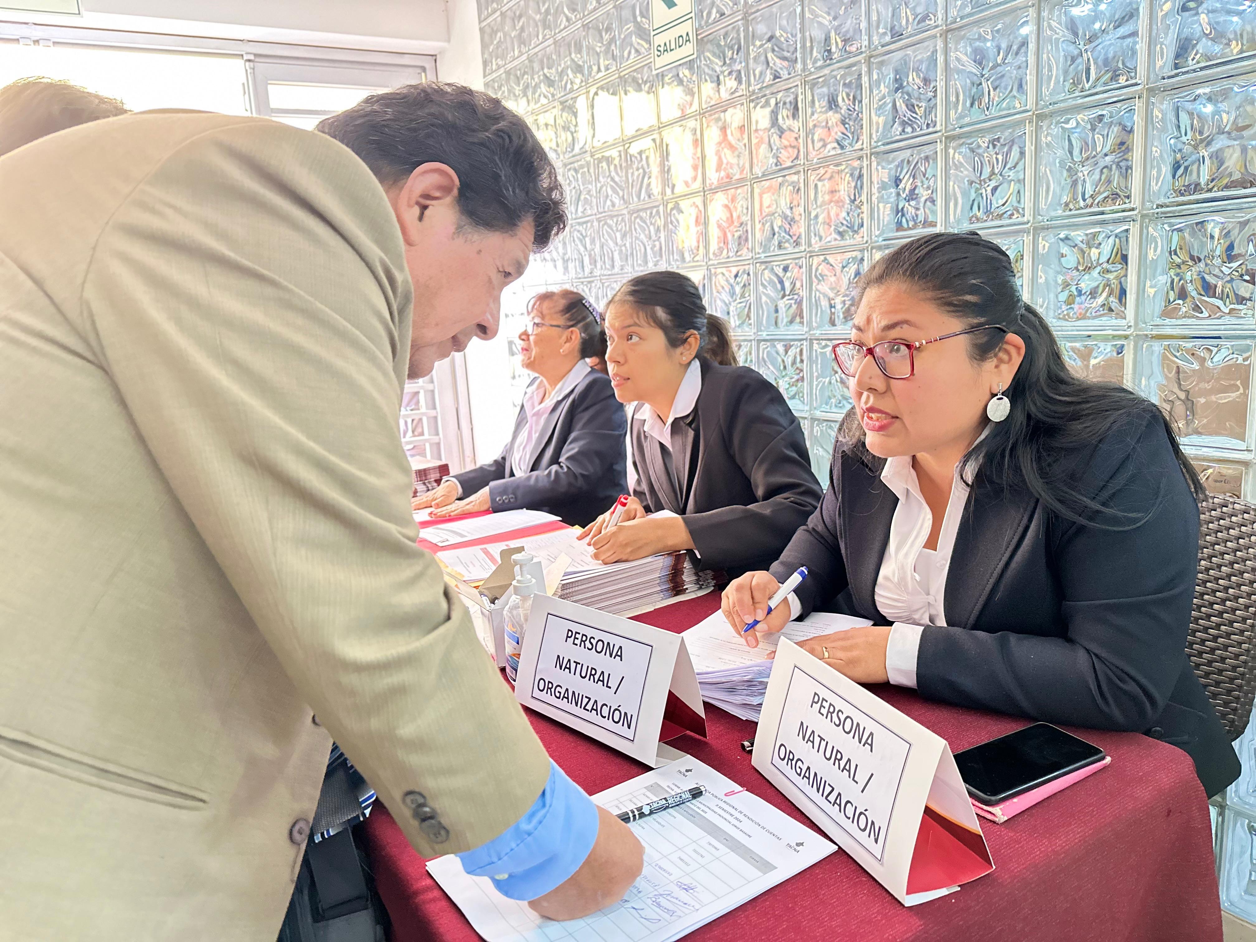 GORE Tacna rinde cuentas a la población en Locumba