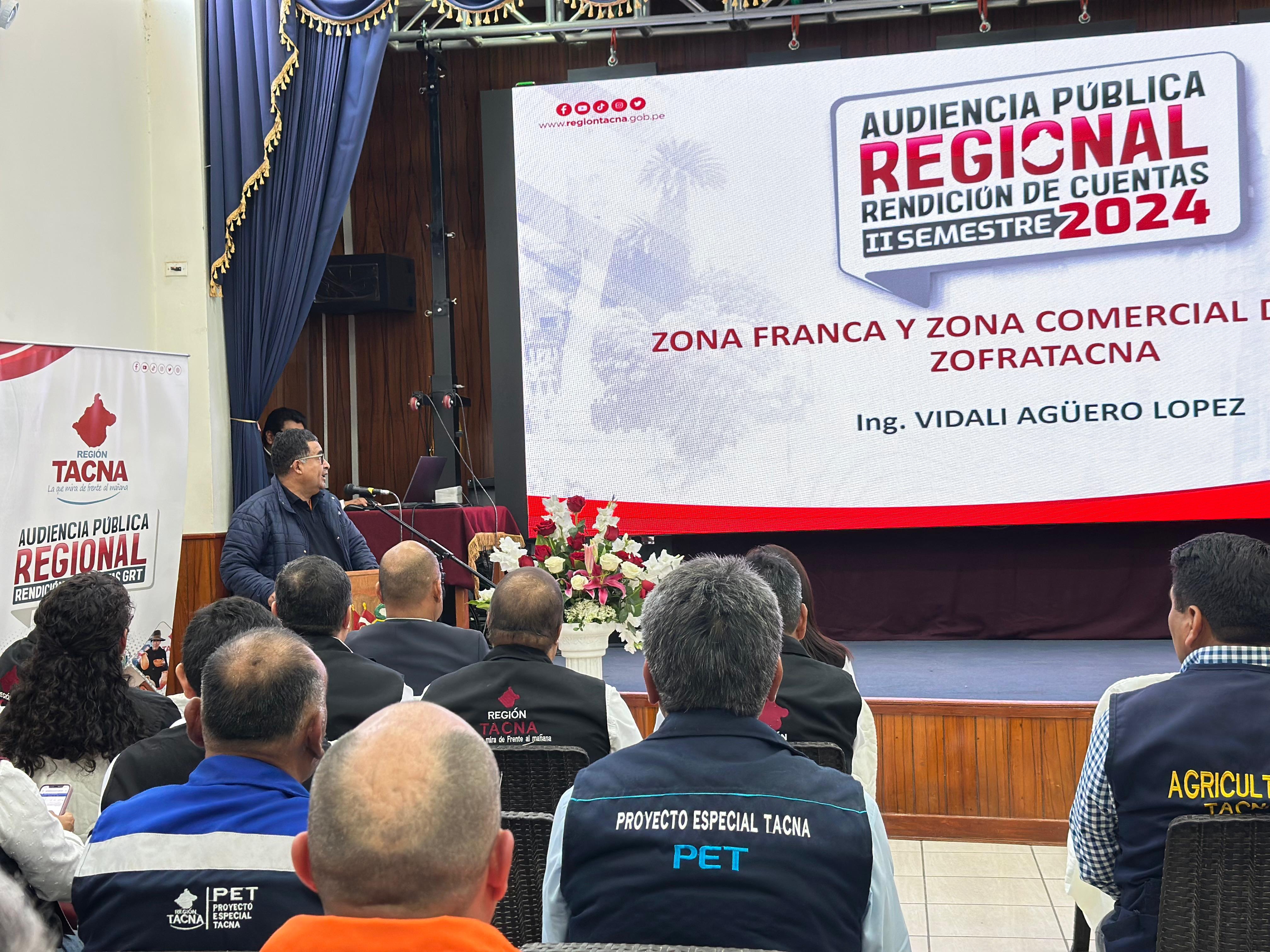 GORE Tacna rinde cuentas a la población en Locumba