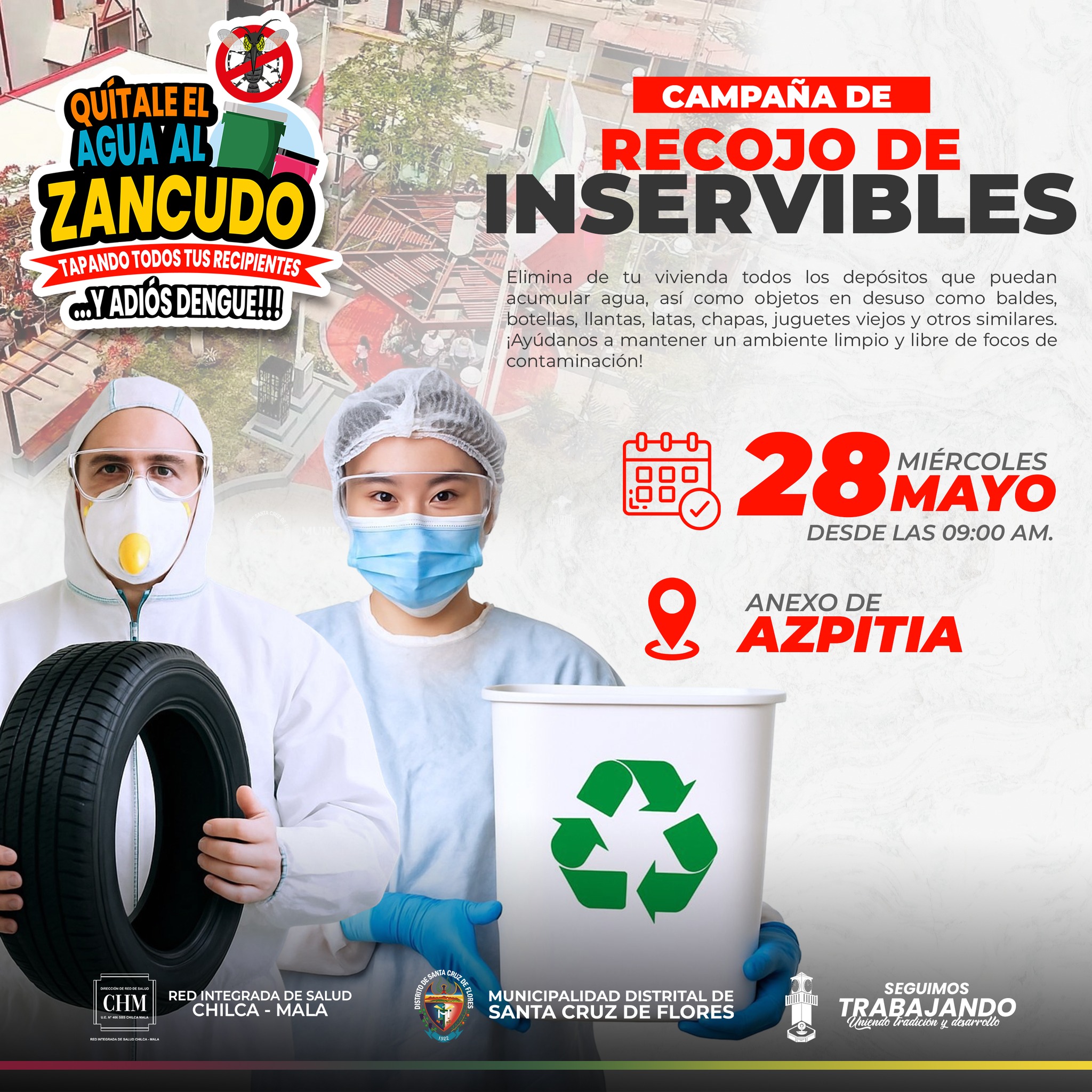 ¡Participa en la Gran Campaña de Recojo de Inservibles en Santa Cruz de Flores!