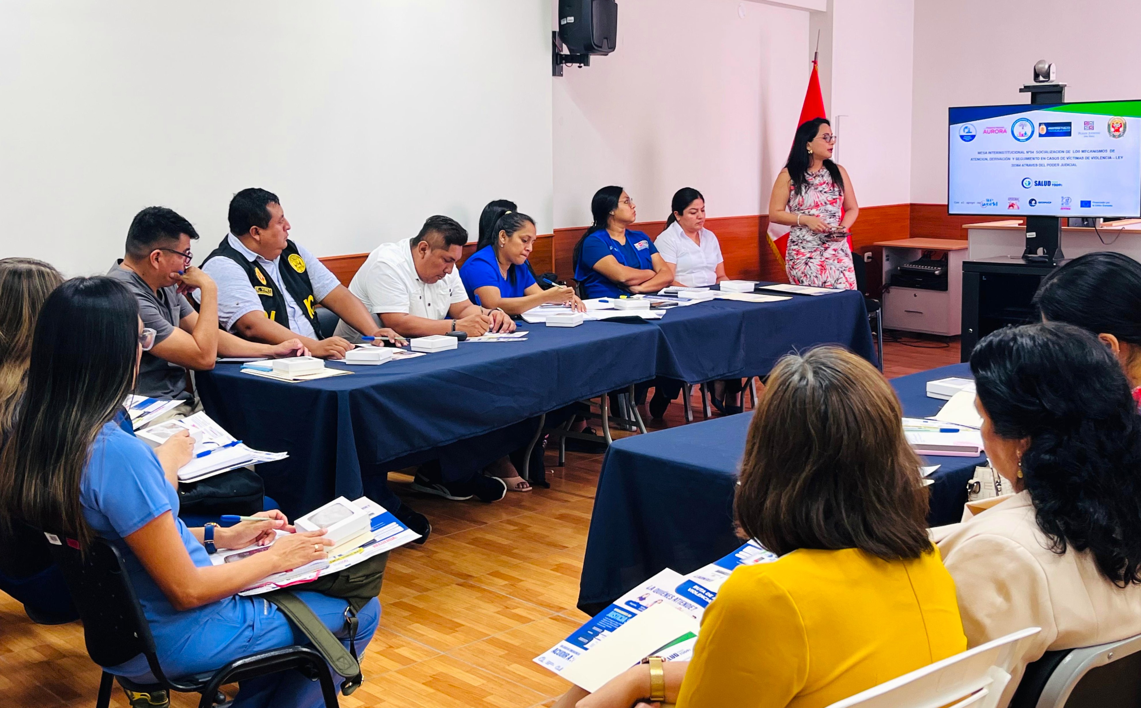 Corte de Piura participa en Mesa de Trabajo Interinstitucional