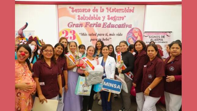 Minsa eligió a la Miss Maternidad Saludable como símbolo de una gestación segura desde el primer día