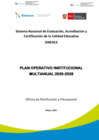 Vista preliminar de documento PLAN OPERATIVO INSTITUCIONAL MULTIANUAL 2026-2028