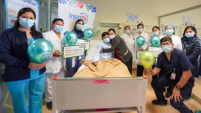 Minsa: adolescente loretano agradece a familia de donante de órganos por devolverle la vida