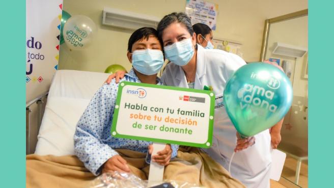 Minsa: adolescente loretano agradece a familia de donante de órganos por devolverle la vida
