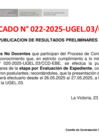Vista preliminar de documento Comunicado-022-2025-ccd RESULTADOS PRELIMINARES (NO DOCENTE)