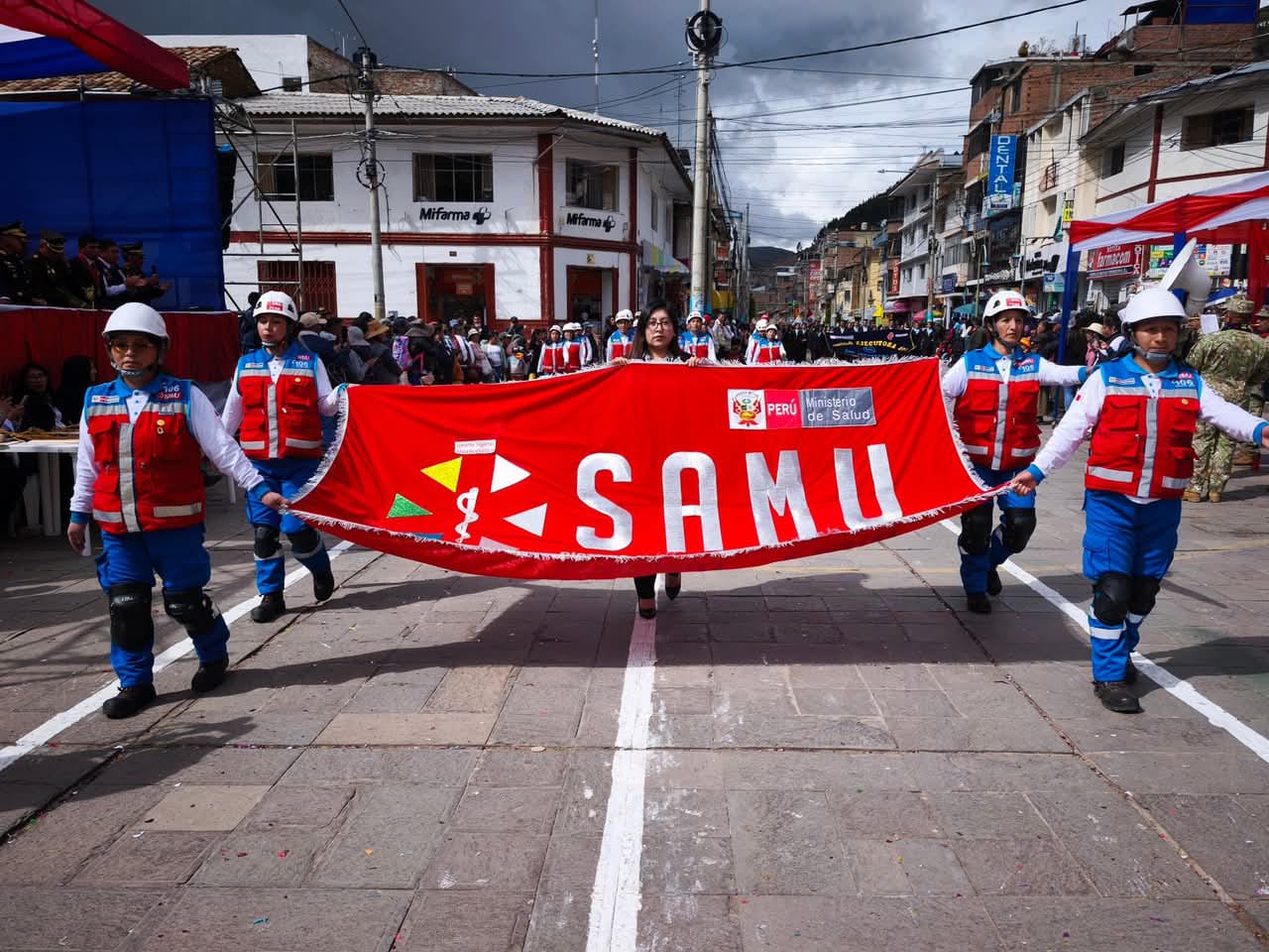 SAMU en desfile