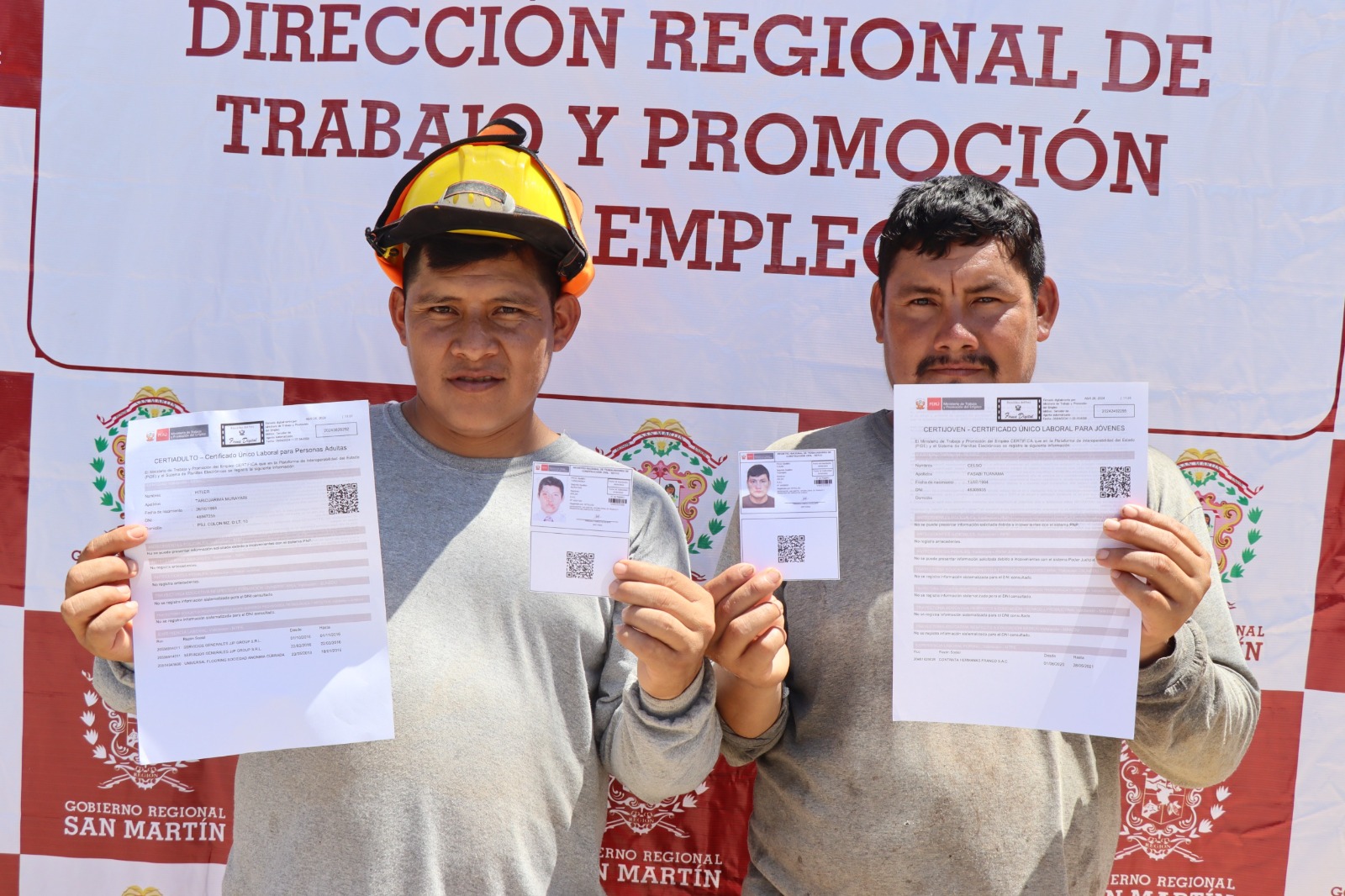 Goresam emite más de 2,500 carnets de construcción civil en la región durante el 2025