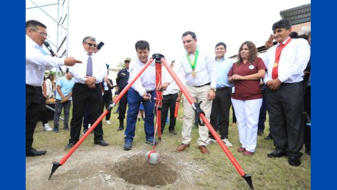 Cajamarca: Ministerio de Salud y Municipalidad de Querocotillo colocaron primera piedra de la ampliación del centro de salud