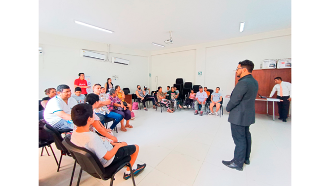 Charla informativa "Tema: Derechos y deberes de las personas con discapacidad". 