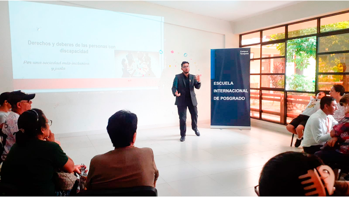 Charla informativa "Tema: Derechos y deberes de las personas con discapacidad".