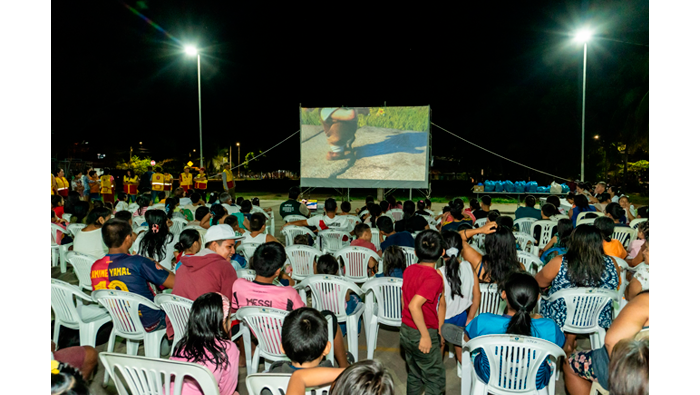 MPSM llevo alegría y diversión con cine en casa.