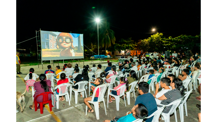 MPSM llevo alegría y diversión con cine en casa.