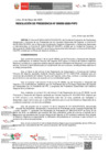 Vista preliminar de documento Resolución 050-2025-P/IPD - CRD Tacna: designación de presidente