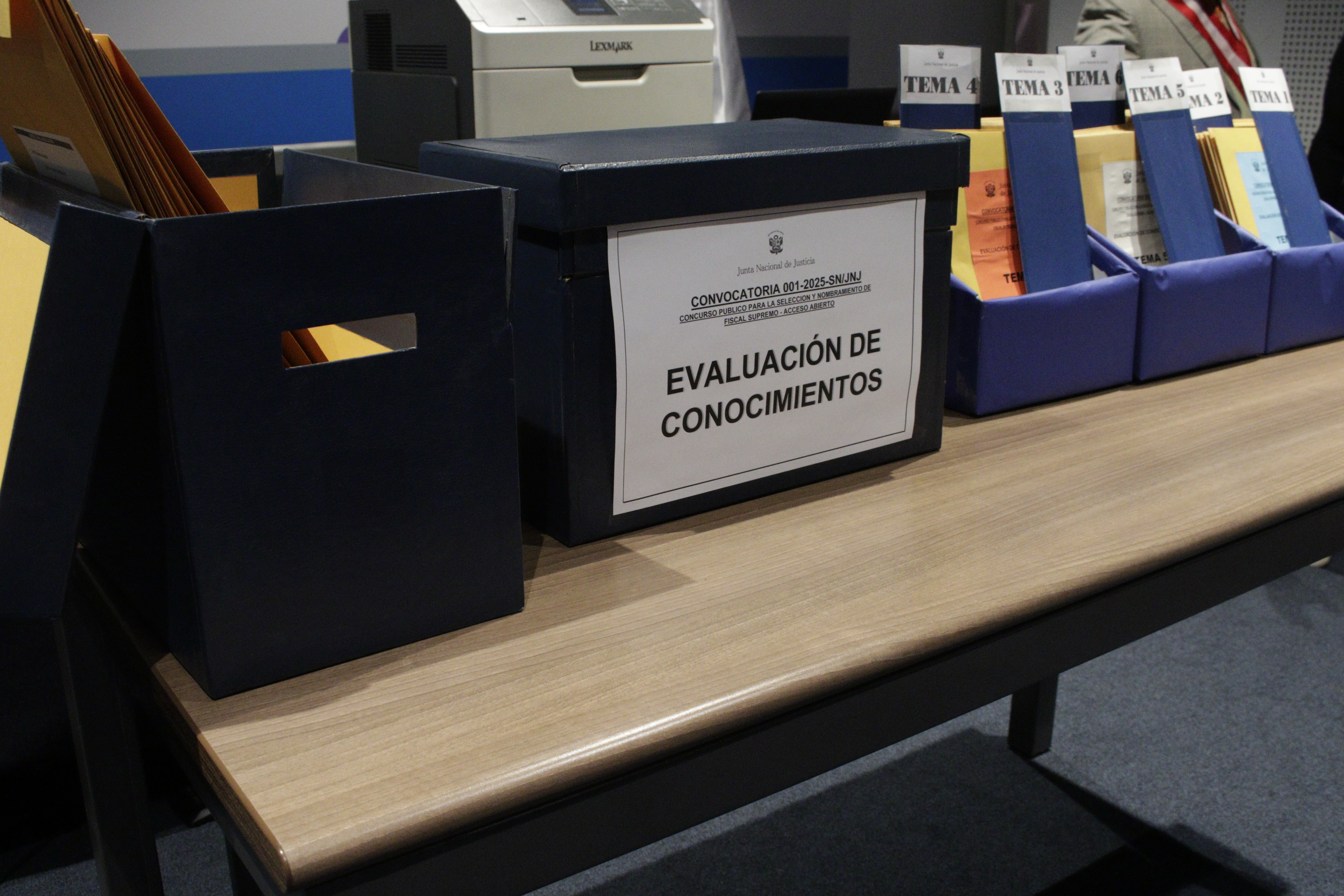 Presidente de la JNJ supervisó el correcto desarrollo del examen de conocimientos para fiscal supremo