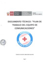 Vista preliminar de documento Plan de Trabajo del Equipo de Comunicaciones 2025