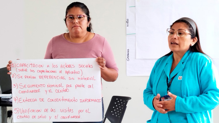 DIRIS Lima Sur continúa con reuniones estratégicas para luchar contra la anemia en el distrito de Villa El Salvador