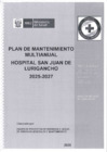 Vista preliminar de documento Plan de Mantenimiento Multianual del HSJL