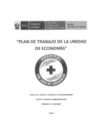 Vista preliminar de documento Plan de Trabajo de la Unidad de Economía 2025