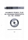 Vista preliminar de documento Plan del Programa Presupuestal 016 TBC-VIH/SIDA