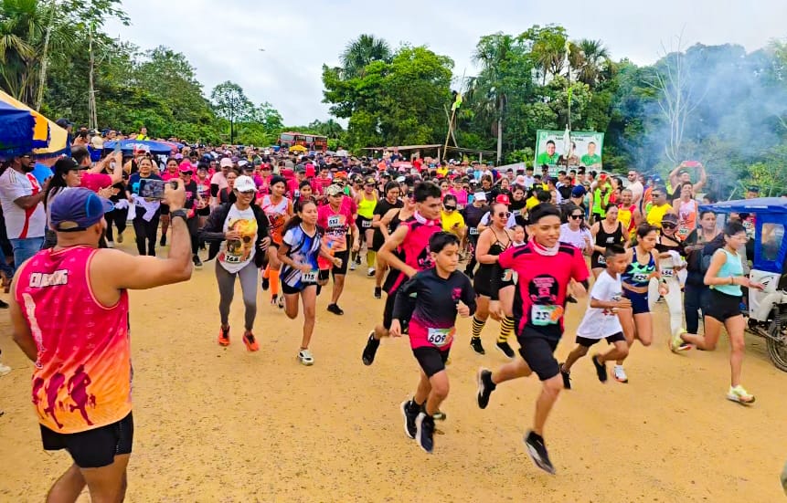 Éxito total en la carrera “La Ruta del Ronsoco 5K” en Zungarococha.