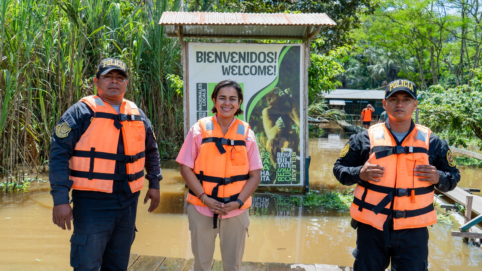 Gercetur y Policía de Turismo inspeccionan albergues turísticos del río Amazonas.