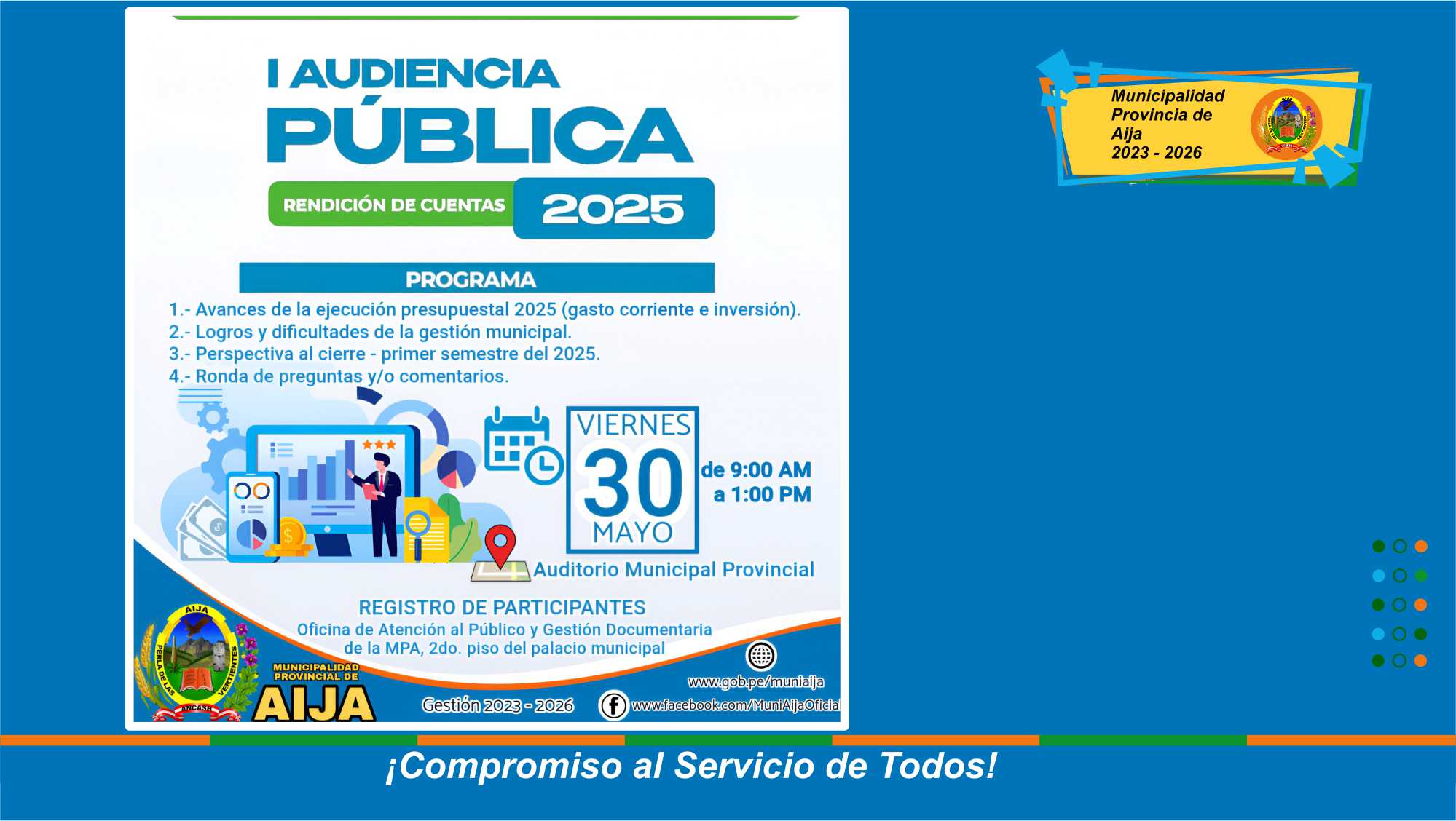 1ra Audiencia Pública de Rendición de Cuentas 2025