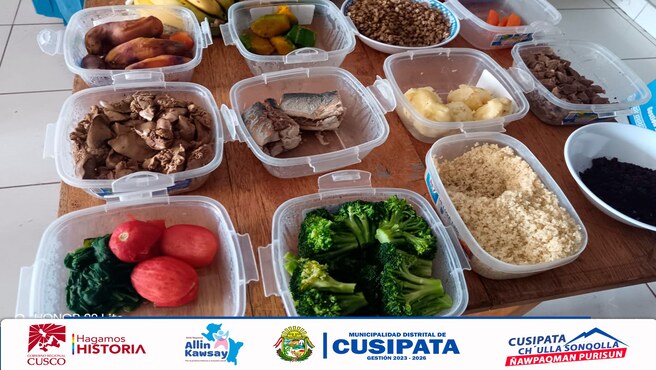 Sesiones demostrativas de alimentos ricos en hierro