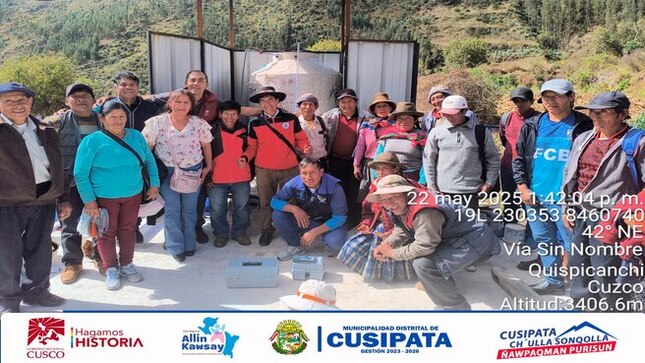 Fortalecimiento de capacidades a operadores y/o gasfiteros de las organizaciones comunales - JASS del distrito de Cusipata