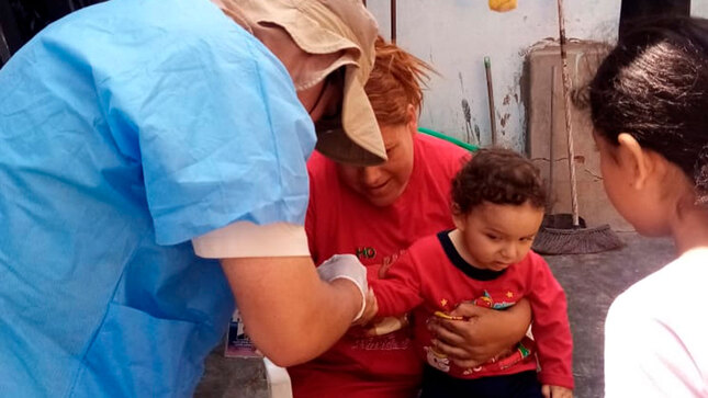Dosaje de niños para el diagnostico de la anemia 