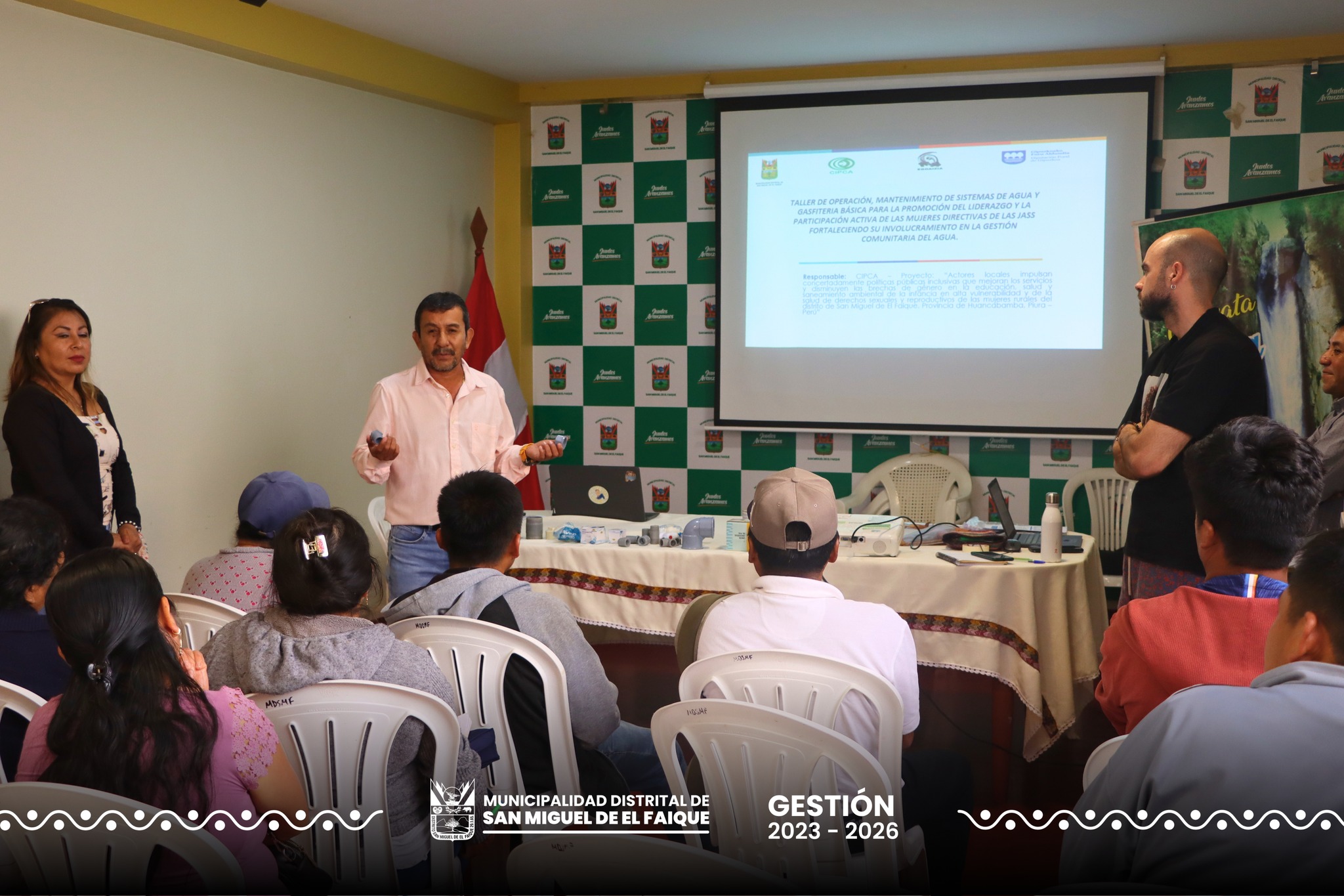Inaugura taller para fortalecer capacidades de las JASS.
