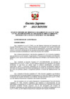 Vista preliminar de documento a  PROYECTO DS MODIFICA REGLAMENTO DE LA LEY N° 27446, LEY SISTEMA NACIONAL EVALUACION DE IMPACTO AMBIENTAL